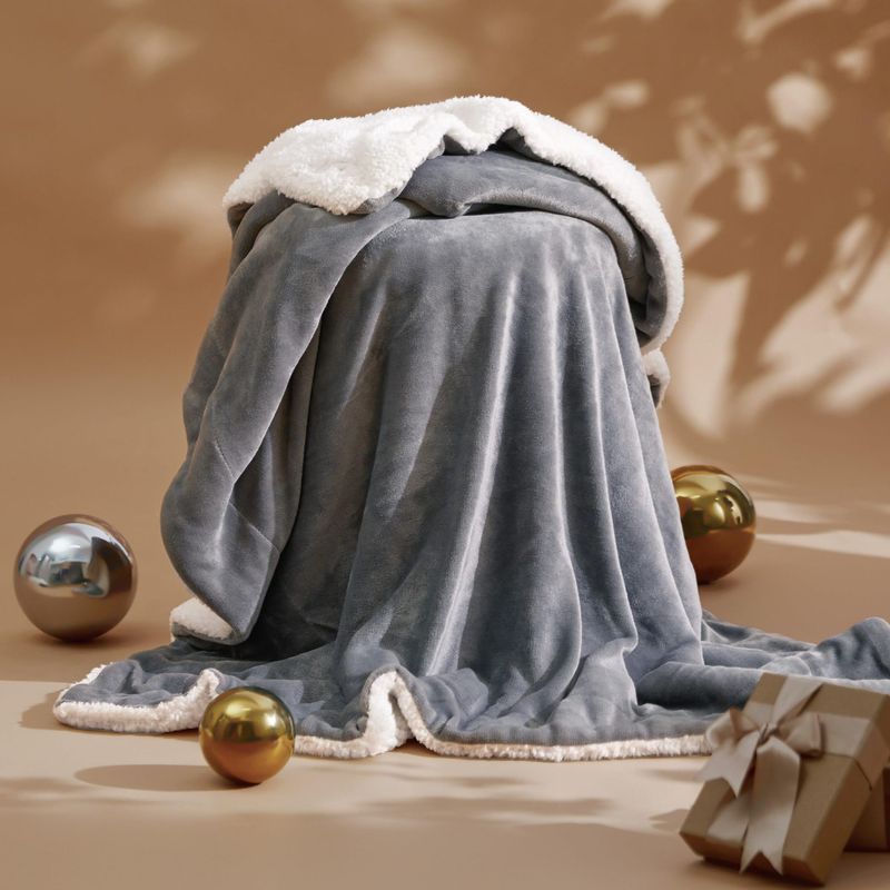 Couverture double épaisseur chaude pour lit d'hiver, couverture polaire douce en flanelle double face, housse de canapé, literie_voghion.com
