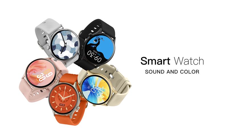 Bluetooth Call 1.39 Full Round Screen Sports Waterproof Alarm Health Monitoring Smart Watch_voghion.com