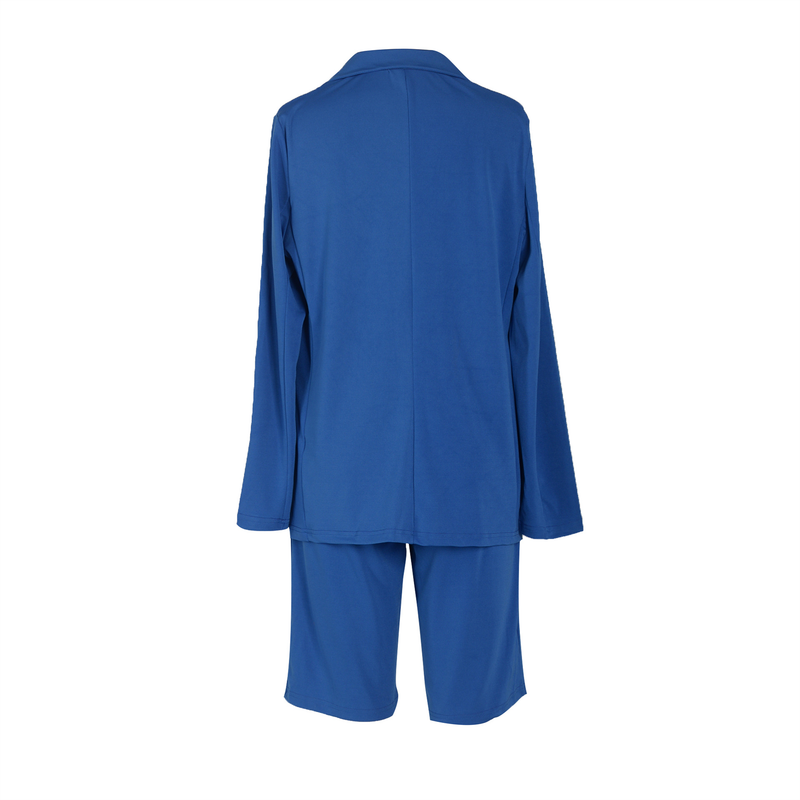 Dammekleeder Onofhängeg Websäit Kostümjacket Shorts Zweedeel Fréijoer Summer Casual Kostüm_voghion.com