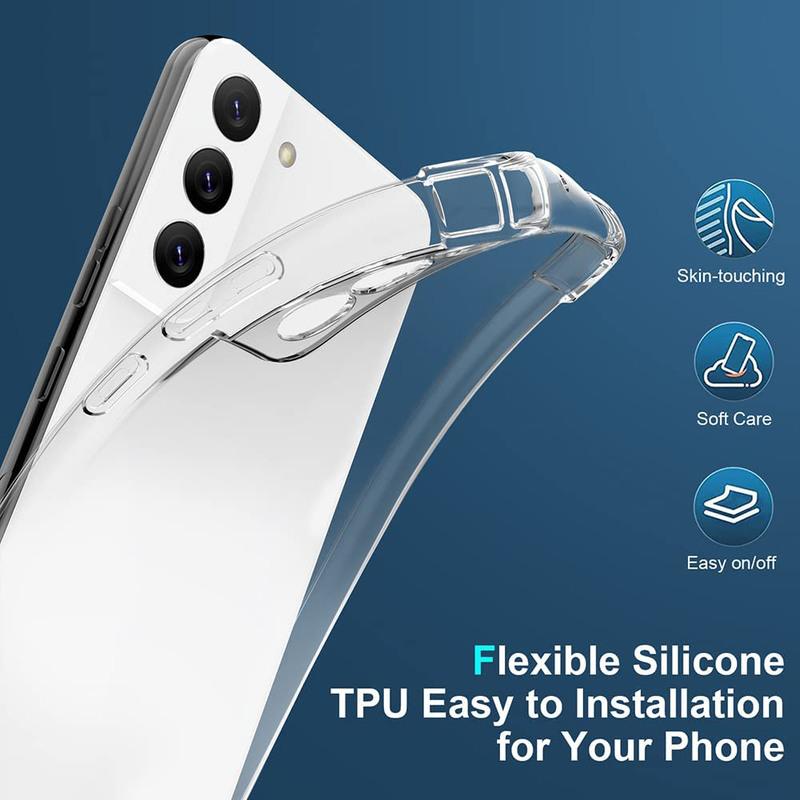 Luxus kloert Silikon Soft Cover fir Samsung Galaxy S22 S21 S20 FE S10 S9 S8 Note 10 Plus 9 8 20 Ultra Dënn Réckcover Sh_voghion.com