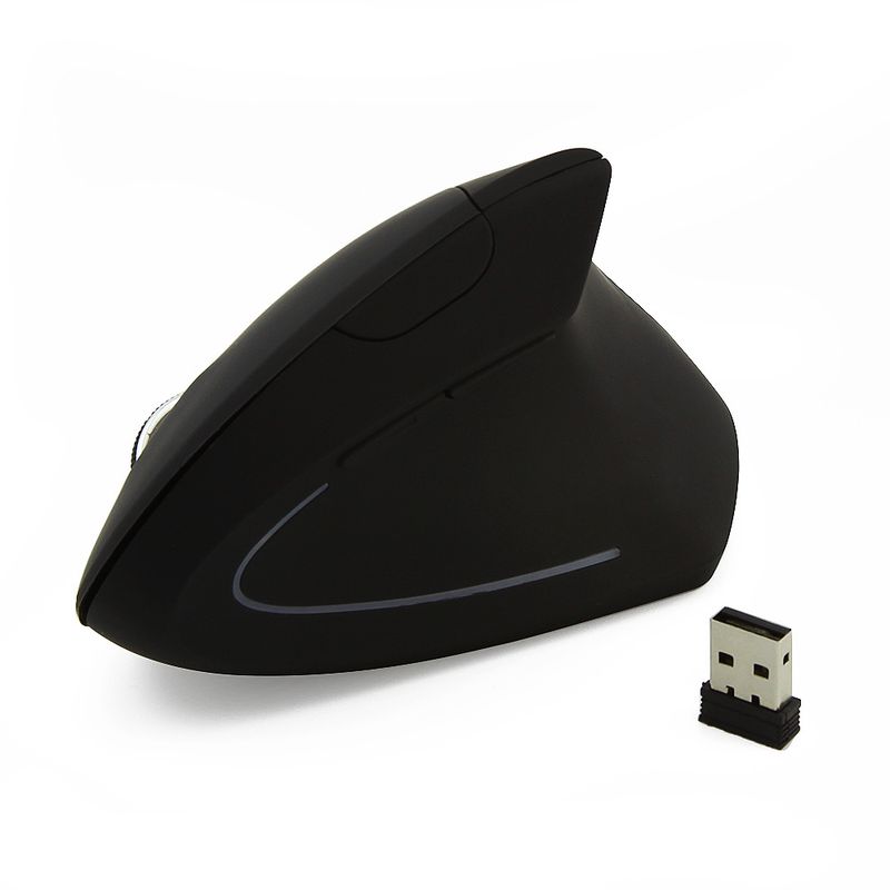 Rožinė belaidė vertikali pelė, lengva, LED, 800/1200/1600 DPI, reguliuojama ergonominė pelė, skirta riešo apsaugai, skirta kompiuteriui, nešiojamam kompiuteriui._voghion.com
