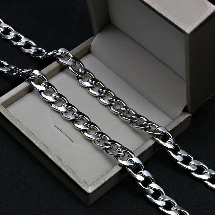 Catena in acciaio al titanio NK inossidabile, accessori versatili, collana cubana fai da te hip-hop_voghion.com