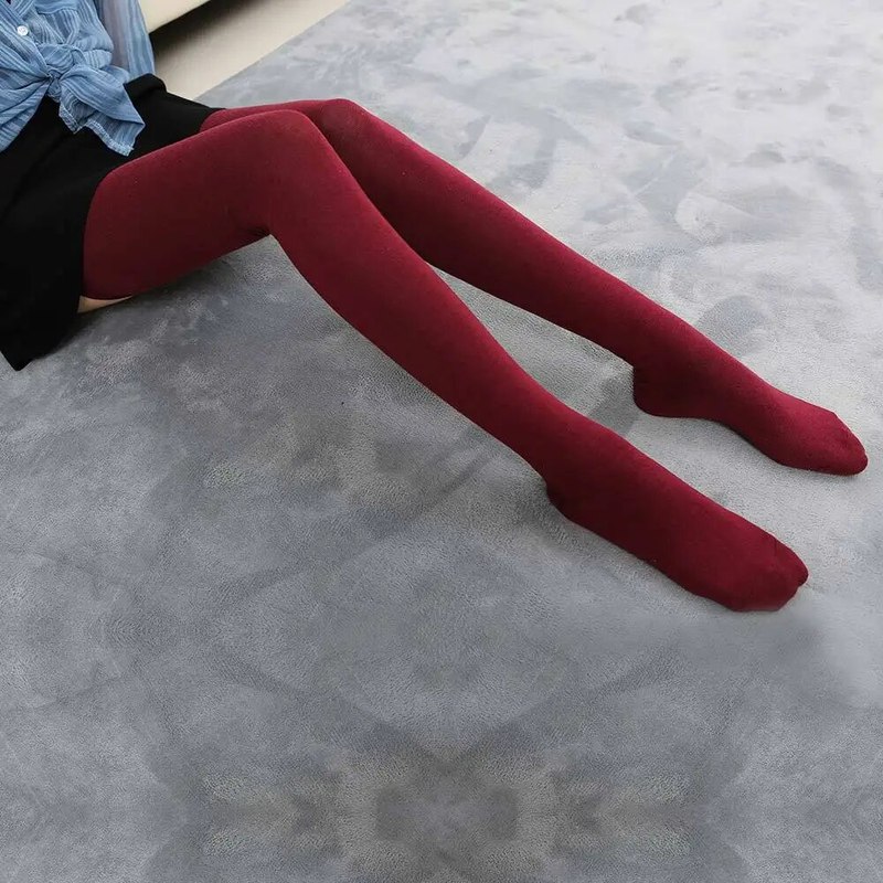 Moda Kadın Sonbahar Kış 80 cm Süper Uzun Pamuklu Çorap Kadın Diz Üzerinde Sıcak Uyluk Yüksek Çorap_voghion.com