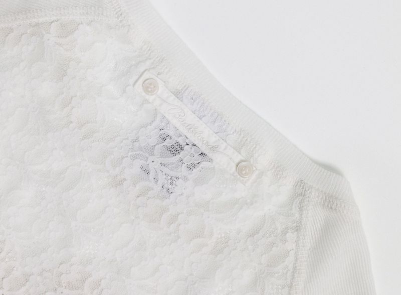 Damenbekleidung Weißer kurzärmliger Rockanzug Hohe Taille Hüftgewickelter schmaler und langer Rock Sanfter und süßer zweiteiliger Anzug_voghion.com