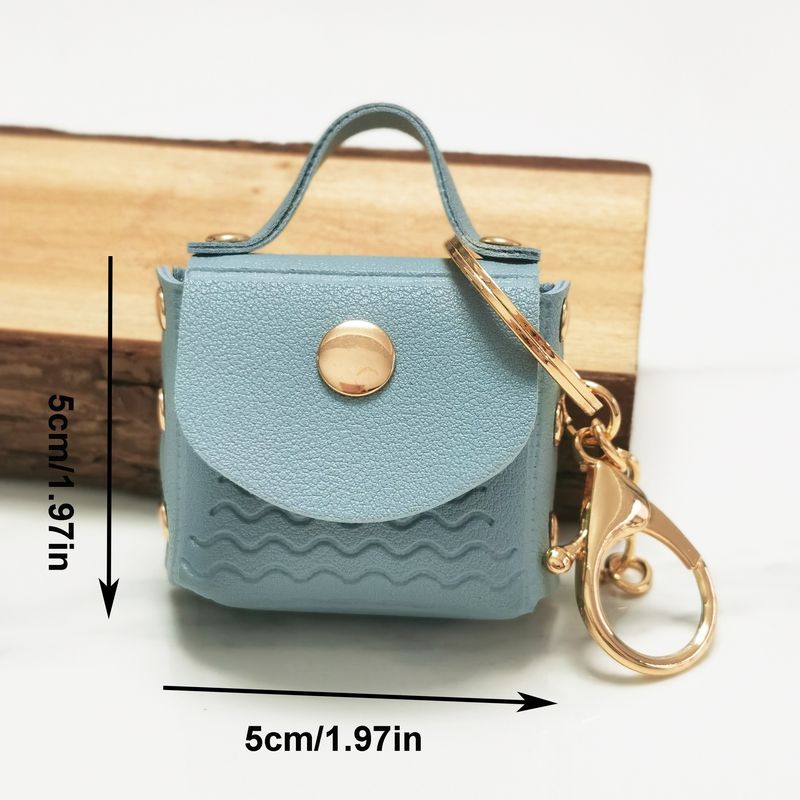 Taschenanhänger Mini-Geldbörse Schlüsselanhänger Anhänger Pu-Leder Schmuck Zubehör Schlüsselanhänger DIY Anhänger Aufbewahrung Geschenk_voghion.com