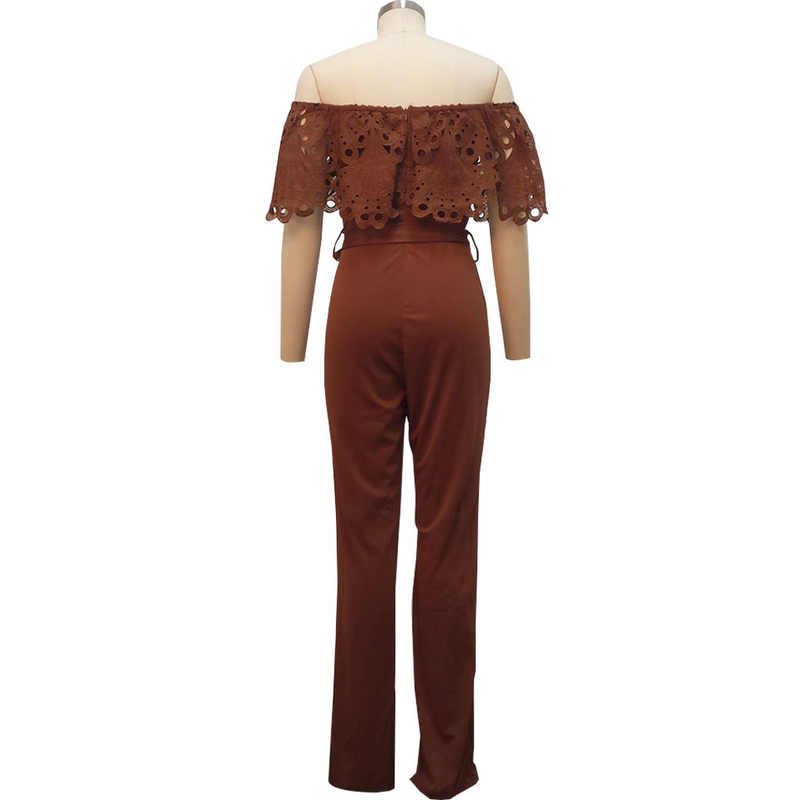 Europeisk och amerikansk sexig fashionabel enfärgad jumpsuit med tubtopp_voghion.com