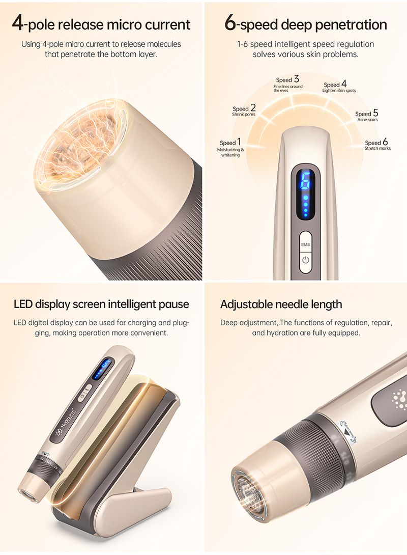 Oriģinālā Dr. Pen Hydra pildspalva H5 EMS Microneedling Pen_voghion.com