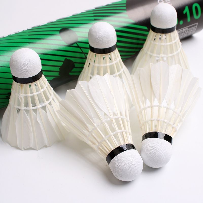 Guangyu Professional Durable Competition Duck Feather Balls 12 Pieces Stable Flight Badminton Training Special_voghion.com