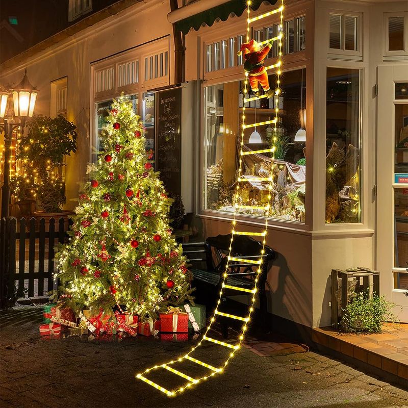 1/3M Santa Claus Climbing Ladder String Lights USB 8 Modes LED Lamp Christmas Decoration For Garden Cristmas Tree New Year Gift_voghion.com