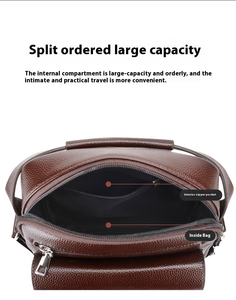 Nuova borsa da uomo, traspirante e resistente all'usura, borsa a tracolla da uomo, borsa a tracolla, borsa a tracolla retrò da uomo di grande capacità, zaino da uomo_voghion.com