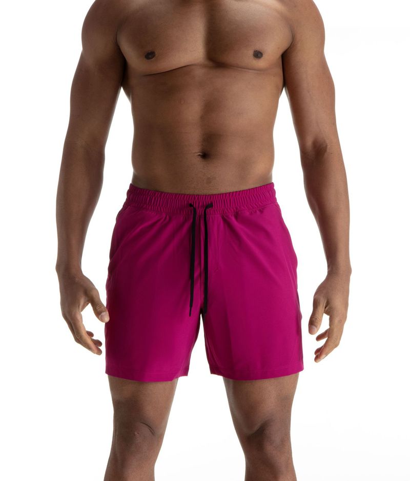 Men's Mesh Panel Running Shorts - Quick-Dry & Breathable For Gym Basketball & Outdoor Workouts (Black/White)_voghion.com