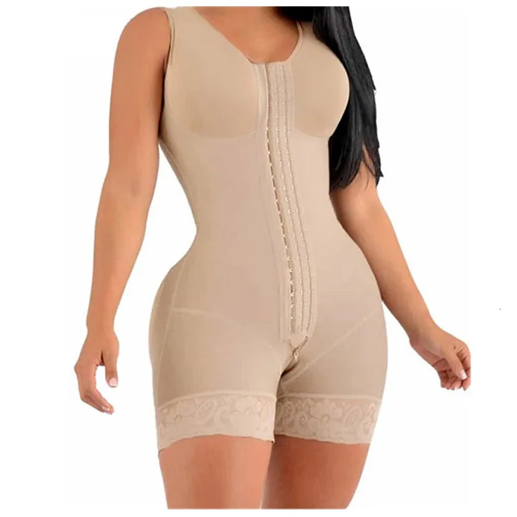 Waist Tummy Shaper Full Body Shapewear Compression Girdle Fas Colombian Corrective Underwear Tummy Control Shaper Butt_voghion.com