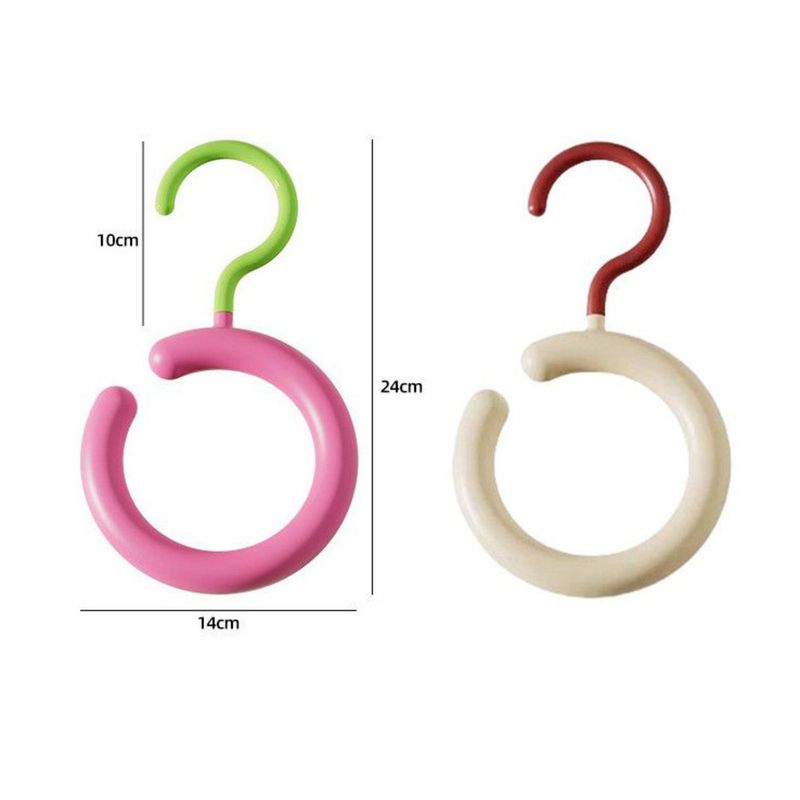 GZP Dopamine Hook Multifonctionnel Rotatif Cintre de Rangement pour Chapeaux Écharpes Présentoir Non Marquant Antidérapant_voghion.com