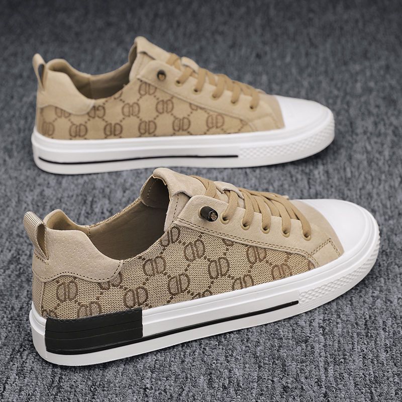 Canvas 2024, trendy modieuze lage boardschoenen, lichtgewicht veelzijdig, ademend en casual in de zomer, small wit_voghion.com