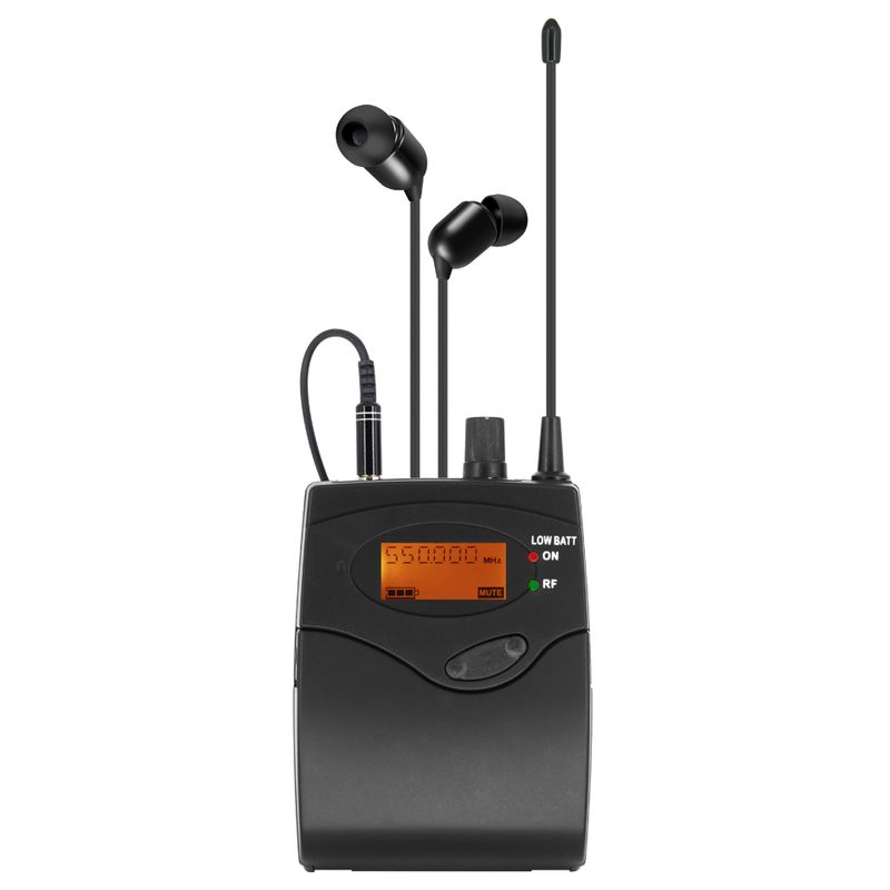 Équipement de scène système G4 surveillance dans l'oreille sac de taille sans fil récepteur accessoires_voghion.com