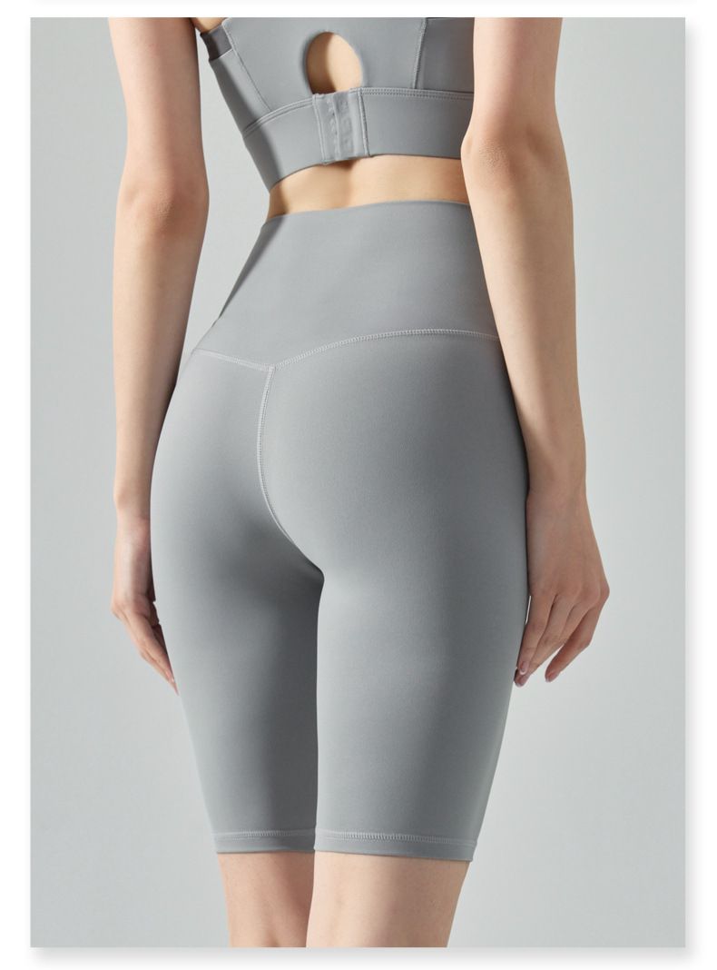 Damenbekleidung Freie Größe Coole Shorts Enge, hochelastische Sport-Radhose Europäische und amerikanische Fitness-Yoga-Shorts_voghion.com