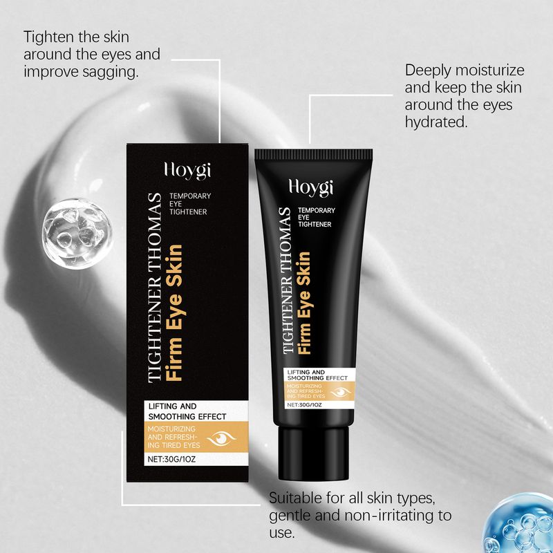 HOYGI Creme, feuchtigkeitsspendend und feuchtigkeitsspendend, zarte Textur, tägliche nährende, sanfte Pflege für die Haut im Augenbereich_voghion.com