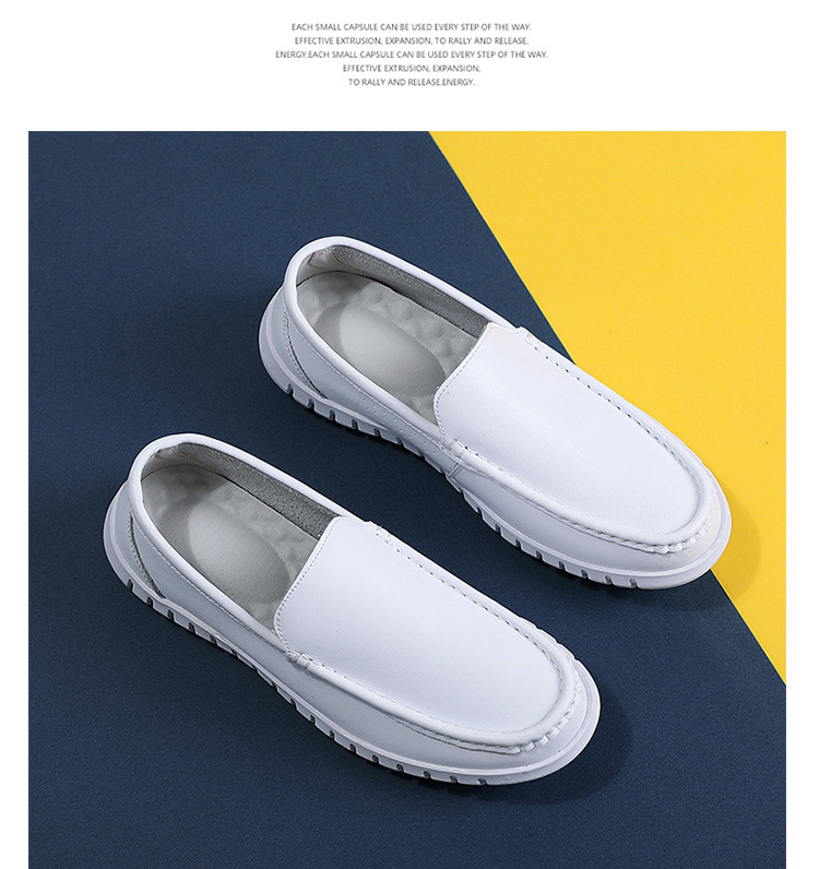 Scarpe da infermiere da uomo, bianche, con suola morbida e antiscivolo, scarpe da lavoro ospedaliere traspiranti e comode, scarpe casual con plateau da uomo_voghion.com
