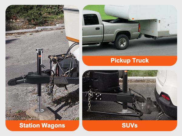 VEVOR A-Frame Trailer Coupler, Fits 2-Inch Hitch Ball Size, 7000 lbs Towing Capacity, Heavy Duty Steel Coupler, Ideal for Towing Station Wagons, Picku_voghion.com