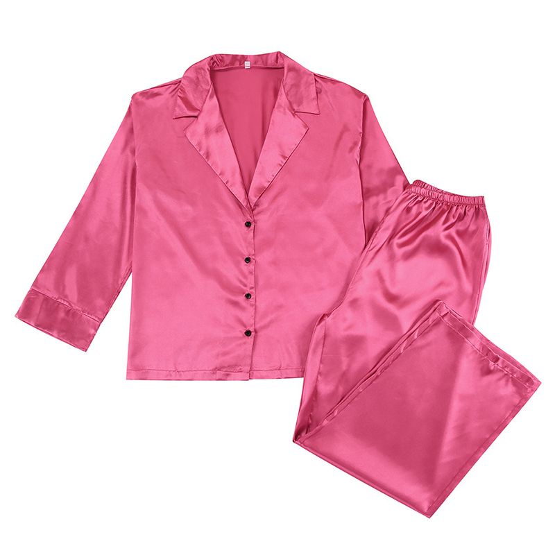 Women's solid color coat pantsuit_voghion.com