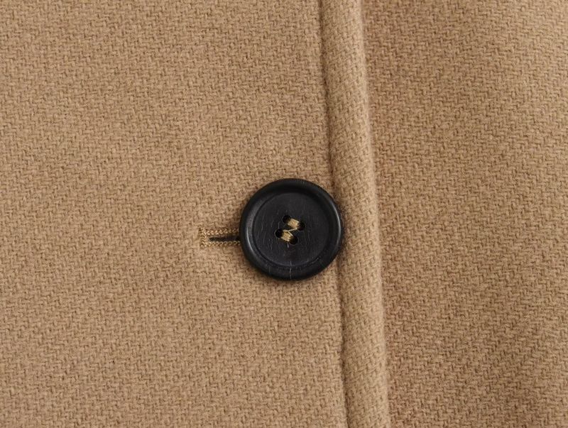 Damenbekleidung 123 Mode 81 Neue Damen Herbst Kurzmantel Jacke Revers Temperament Gemischt_voghion.com