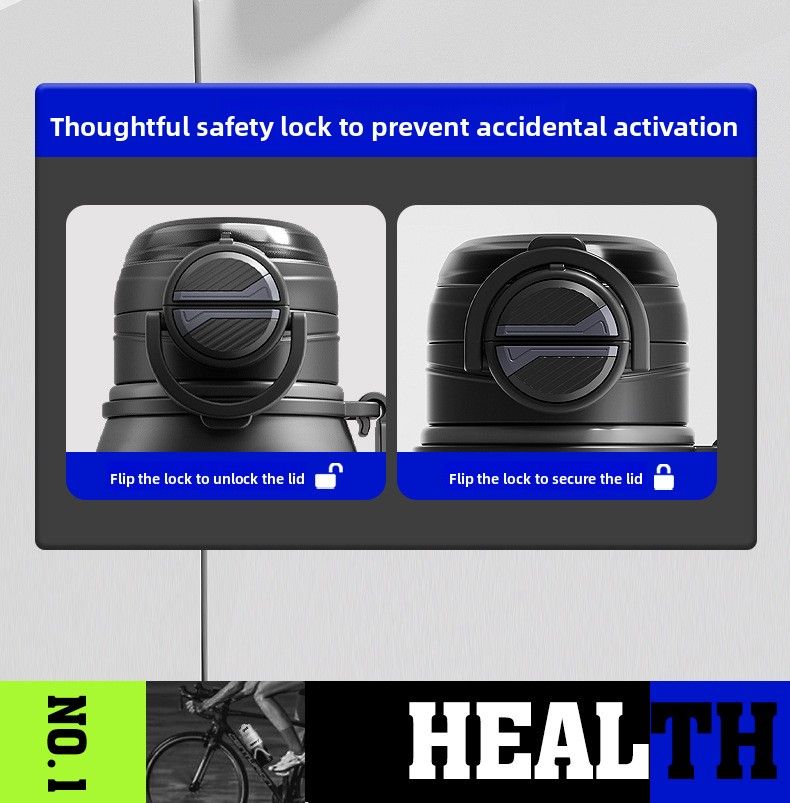 316 Edelstahl Trendy Isolierte Outdoor Sport Große Kapazität Bounce Wasser Tasse Praktische Mit Griff Doppel_voghion.com