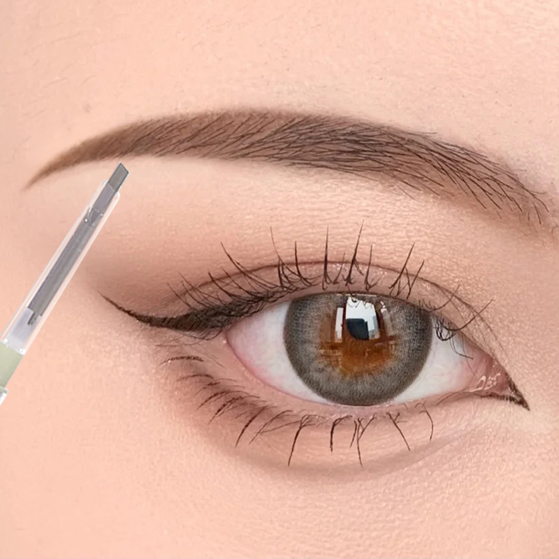 Eyeliner automatico per sopracciglia doppio Heads Penna per sopracciglia impermeabile marrone nero Trucco cosmetico duraturo Colorfa_voghion.com