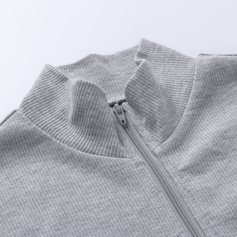 Women's solid color long sleeve T-shirt_voghion.com