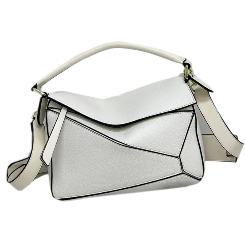 Puzzle Geometry Mini Fashion Versatile Pillow Bag Large Capacity Underarm Shoulder Crossbody Bag_voghion.com