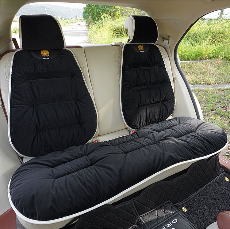 Autos & Motorräder Daunentextur verdicktes Autositzkissen Winter kurzer Plüsch warm weich Göttin Stil Cartoon süßes Winter High-End-Gefühl_voghion.com