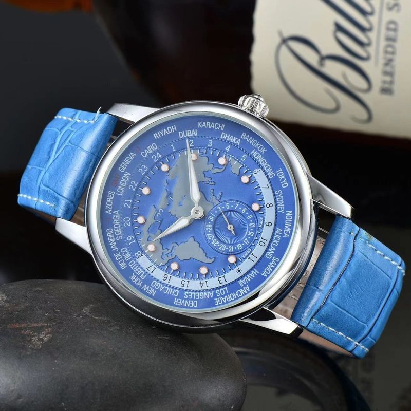 Orologio da uomo casual al quarzo con cronografo e cinturino in pelle Kang Two And A Half Stitches_voghion.com