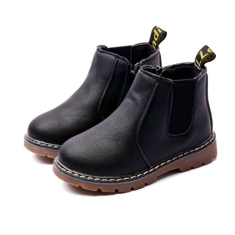 Antiderrapante resistente ao desgaste fundo macio crianças meninos meninas sapatos bonitos moda crianças botas quentes_voghion.com