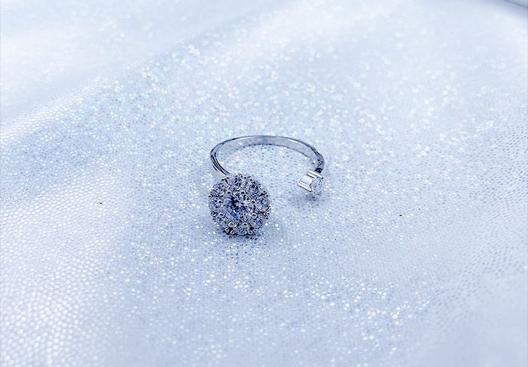Amuleto tailandese Bangya cubano Anello rotante in argento sterling tempestato di diamanti Jingtai Mofo Taige_voghion.com