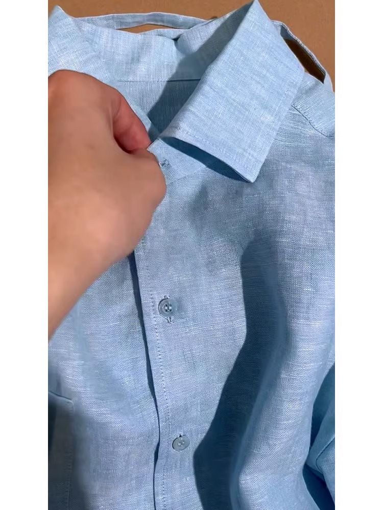 Roupas femininas, camisa e calça de bambu, conjunto completo para mulheres, verão, agasalho fino de rami_voghion.com