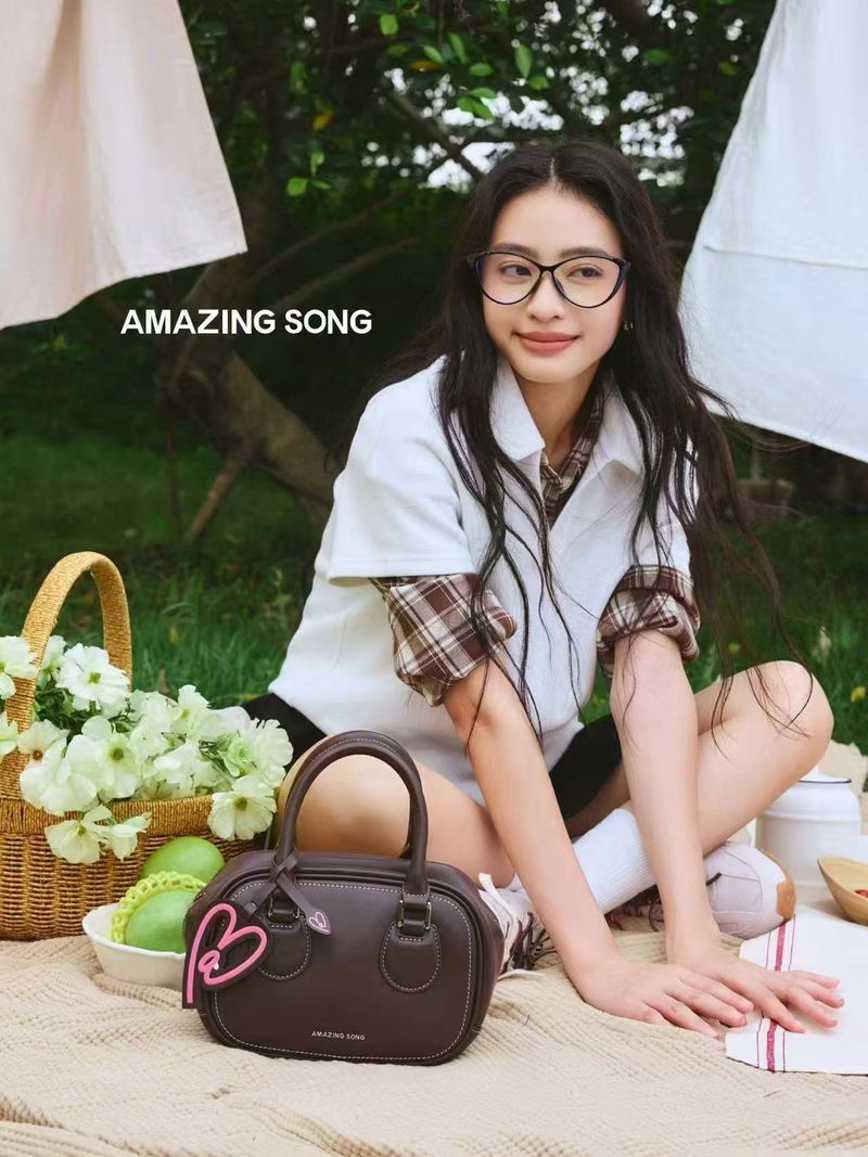 Borsa a tracolla singola in pelle bovina Song Toast, casual, borsa da bowling per donna, casual e versatile_voghion.com