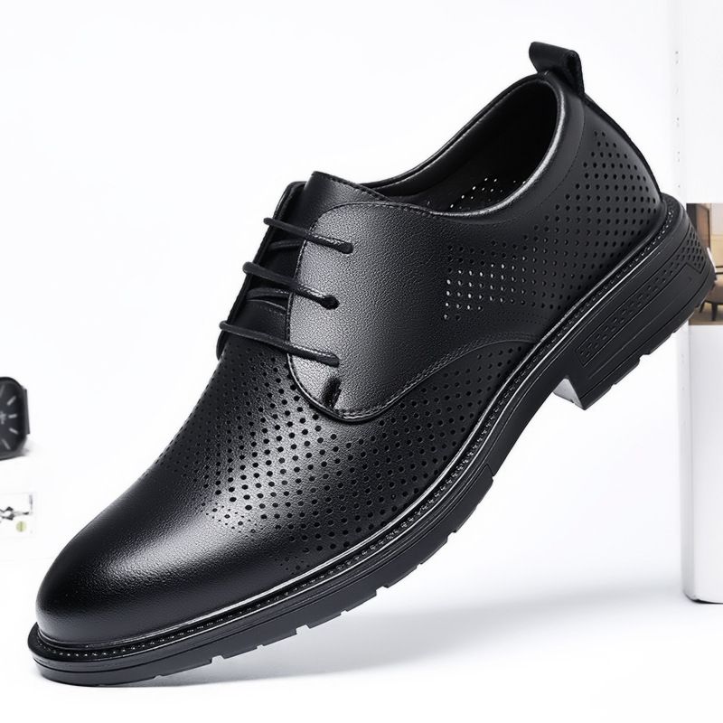 ct Suitable For All Seasons Small Leather New Comfortable Breathable Large Size Busins Formal Outdoor Soft Sole Men's Trendy Height Increasing_voghion.com