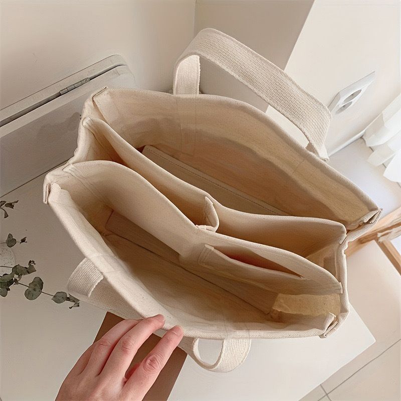 Multi-functional Convenient Shoulder Crossbody Portable Canvas Mother And Baby Stroller Hanging Bag_voghion.com