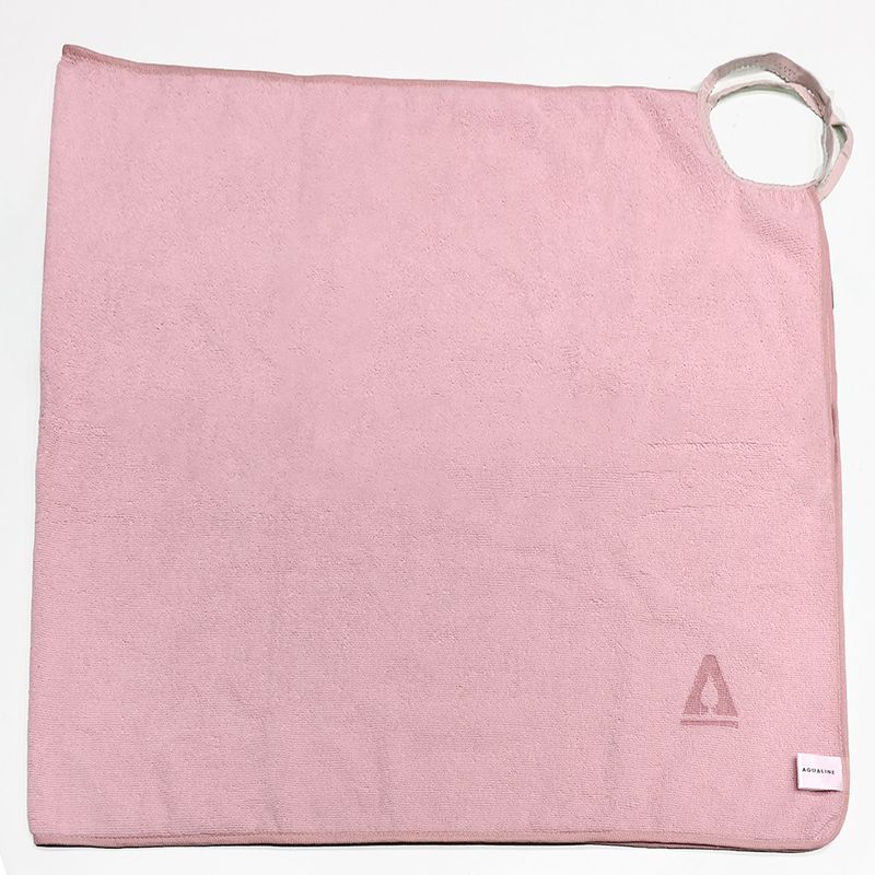 Premium Sling Bathrobe - Ultra-Soft Microfiber Post-Shower Wrap, Lightweight & Quick-Dry, Adjustable Straps For Women (Pink/Lavender, M-L Size)_voghion.com