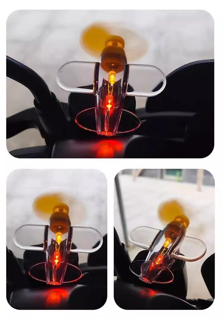 Production d'énergie éolienne, avion commercial, vélo électrique ambiant, moto, lumière LED brillante, décoration de voiture,_voghion.com