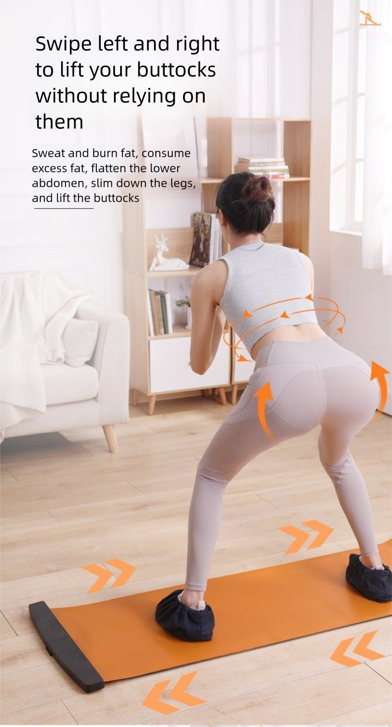 Tavola per artefatti fitness per bambini e adulti, macchina per pattinaggio di velocità per uso domestico, allenamento per le gambe per perdere peso e dimagrire_voghion.com