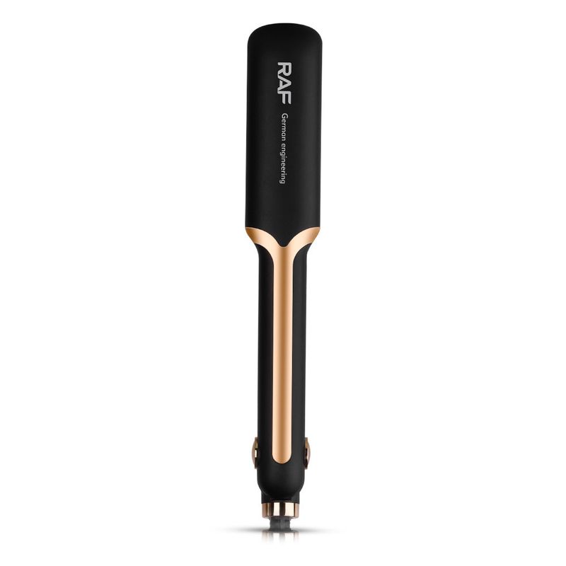 RAF Hair Straightener And Curler 2 In 1, Negative Ion Technology For Shiny Frizz-Free Hair, Ceramic Plates For Root Lifting & Volumizing, Dual Voltage For EU Travel_voghion.com