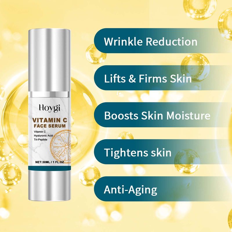 Hoygi Vitamin C Face Essence Gently Moisturizes And Hydrates Fine Lines, Firming And Brightening Soft Skin_voghion.com