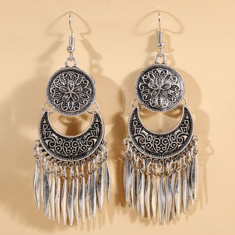 Orecchini con nappe in stile etnico indiano bohémien alla moda, e regali di gioielli_voghion.com