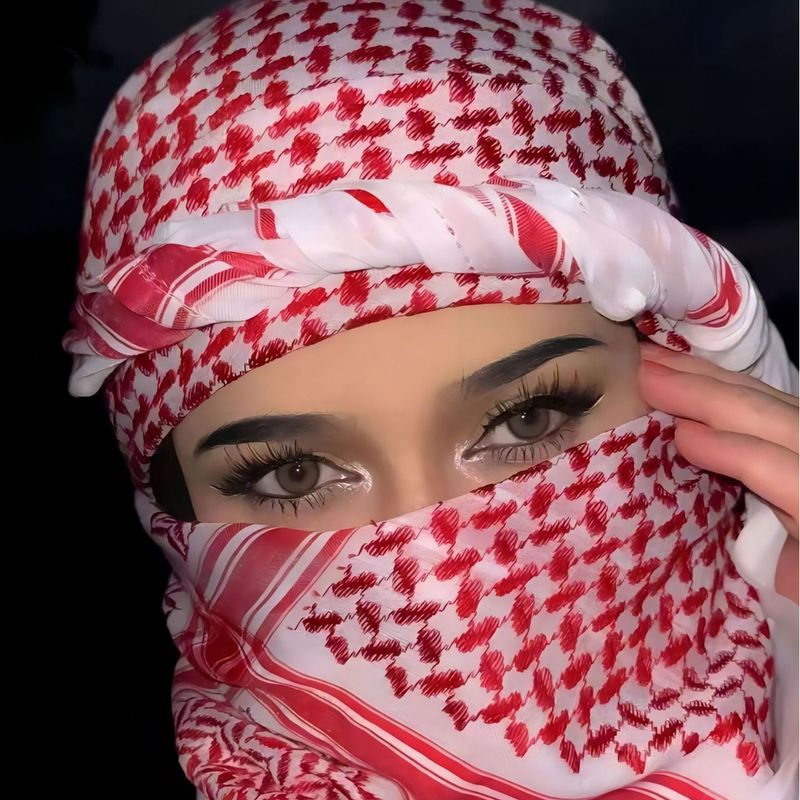 Pañuelo árabe para mujer en Dubái, Arabia Saudita, Turismo en Afganistán, Adornos para la cabeza, Diadema para hombre_voghion.com