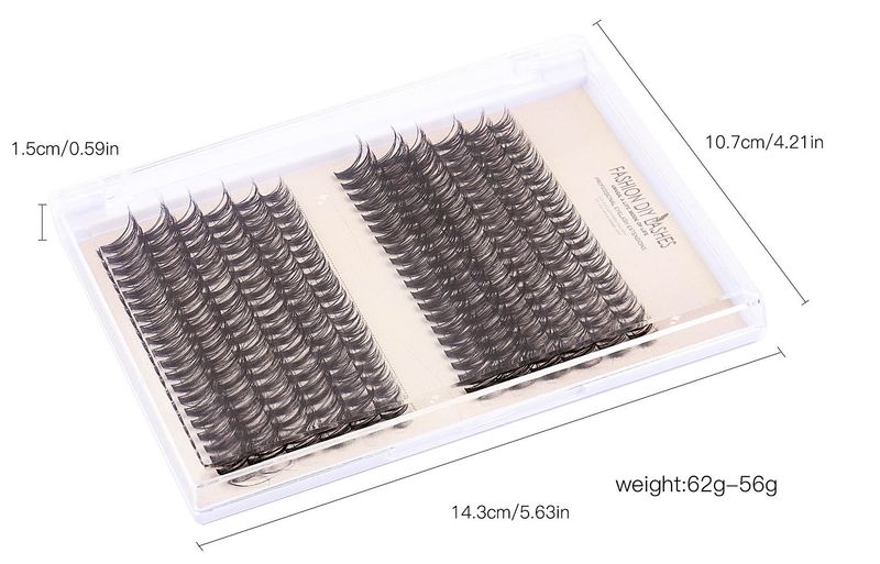 DIY Clusters Lashes Segmented False Eyelashes Single Cluster Natural 30P/40P Curl For Charming Eye Makeup_voghion.com