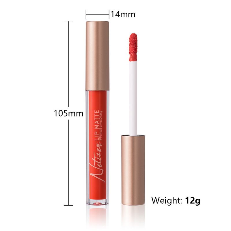 Matowy YABAOLIAN Kubek nieprzywierający Wodoodporny aksamitny błyszczyk do ust Beauty Makeup_voghion.com