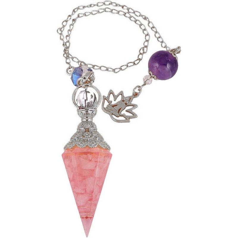 7-teiliges Set mit sechseckigen Kegelanhängern aus natürlichem Achatkristall – 2,5 Zoll buntes Kiesharz mit goldenen Akzenten für Yoga, Meditation und Chakra-Ausgleich_voghion.com