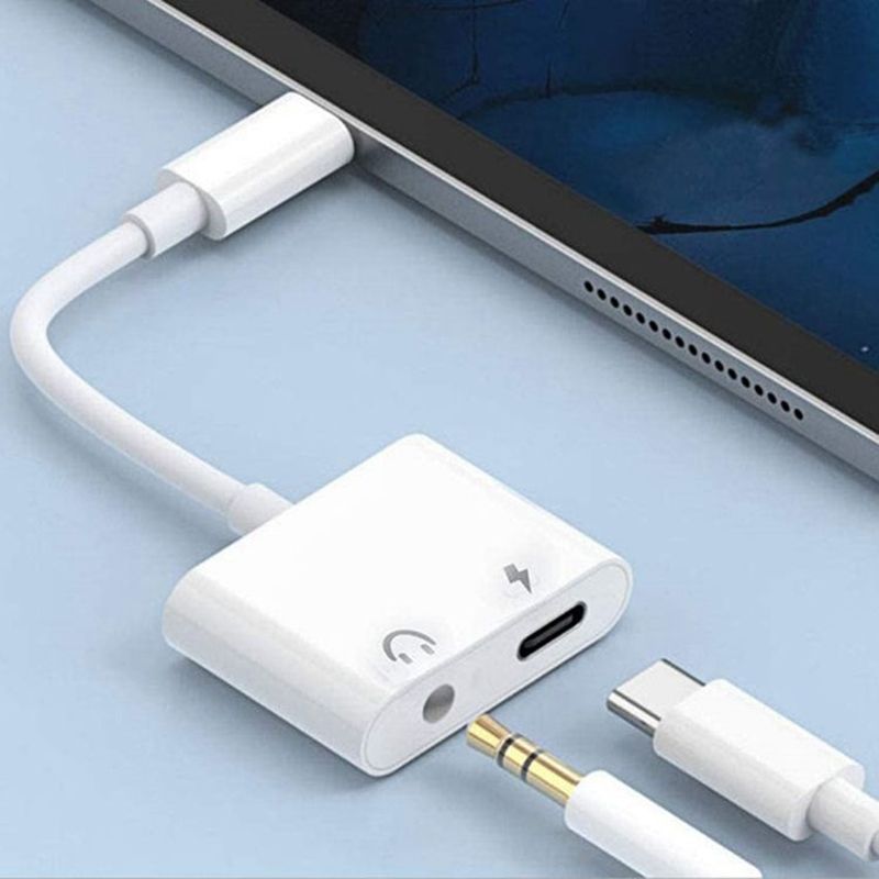 2 u 1 tip C na 3,5 mm tip C OTG adapter za Samsung Xiaomi Redmi POCO Huawei Realme OPPO 3,5 mm pretvarač žičnih slušalica_voghion.com