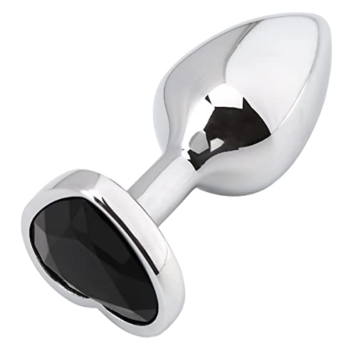 Edelstahl 2,8 CM Anal Plug Herz Metall Butt Plug Sex Spielzeug für Frauen Mann Wasserdicht Schmuck Perlen Erwachsene_voghion.com