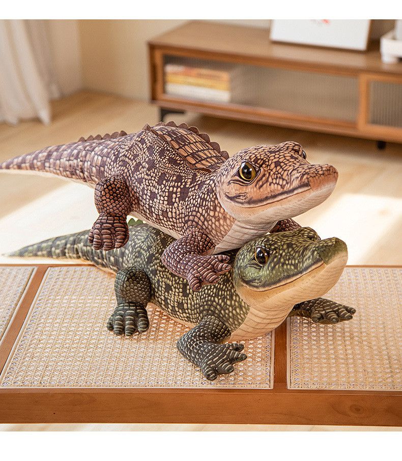 Niedliches Krokodil-Plüschtier, 100 cm, ideal als Foto-Requisite und Heimdekoration_voghion.com